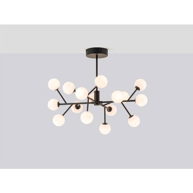 Charcoal grey sputnik flush ceiling light