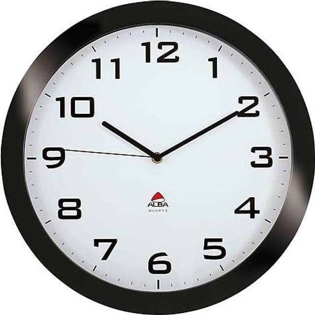 Alba Analog Wall Clock HORISSIMO N 38 x 5.5cm Black