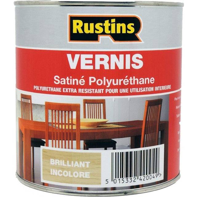 Rustins POGW250 250ml Poly Varnish - Gloss Walnut