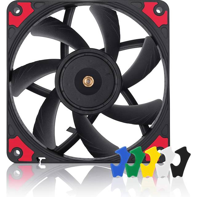 Noctua NF-A12x15 PWM chromax.black.swap husfläkt svart (B x H x D) 120 x 120 x 15 mm