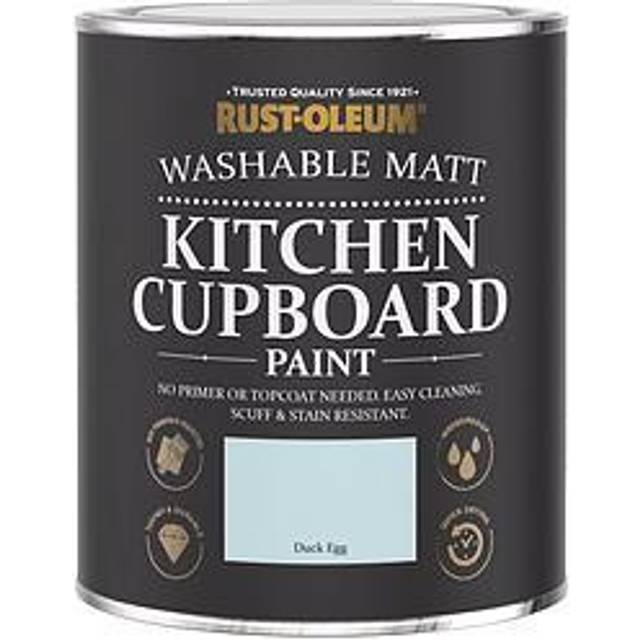 Chalky Kitchen Cupboard Paint - Duck Egg - Duck Egg - Blue
