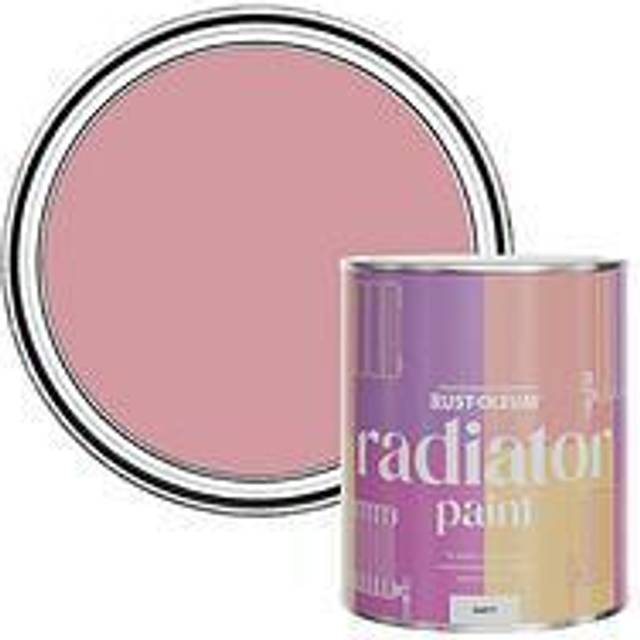 Rust-Oleum Dusky Pink Matt Radiator Paint 750Ml - One Size