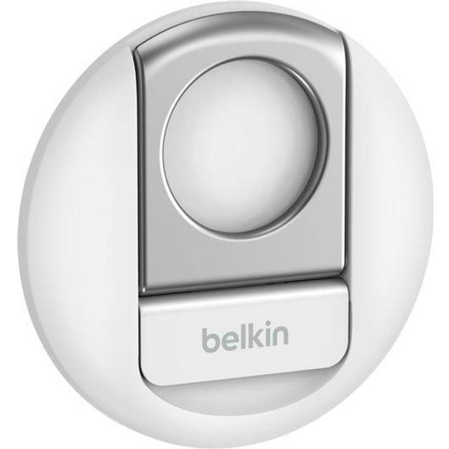 Belkin iPhone-fäste med MagSafe för Mac-notebooks med snabb enkel magnetisk fastsättning för Continuity Camera-funktioner, kompatibel med MacBook Pro, Air, iPhone 15, 14, 13, 12-serien - Vit