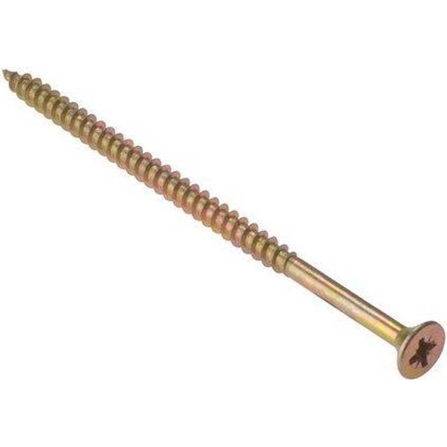 Forgefix - CSK412ZP General Purpose Pozi Compatible Screw csk tt zp 4in x 12 Box 100 FORCSK412Z