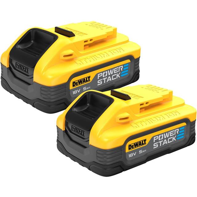 DeWALT DCBP518H2-XJ 18V XR 5.0Ah Powerstack Battery Twin Pack