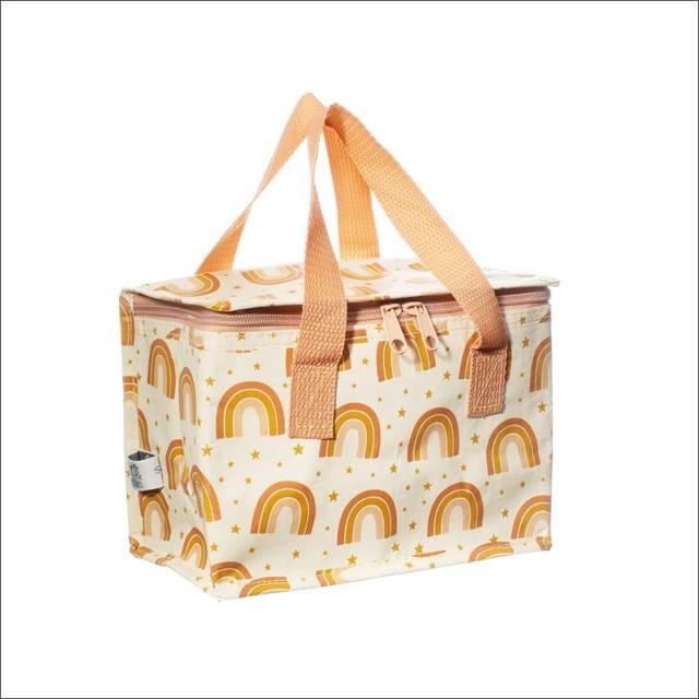 Sass & Belle Earth Rainbow Lunch Bag - Coral - Orange