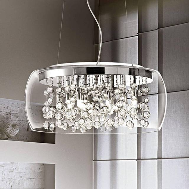 Dianna-80 8-Light Drum Pendant (33cm H X 50cm W X 50cm D)