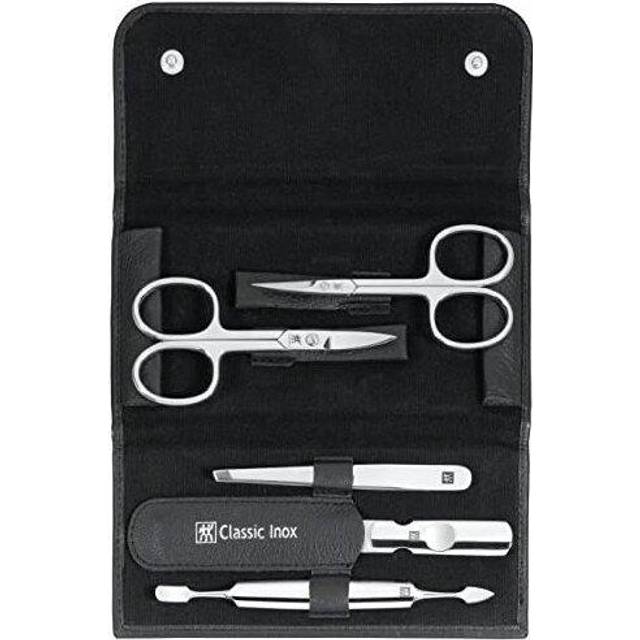 ZWILLING CLASSIC 5-pcs Calf leather Snap fastener case black - 5pc
