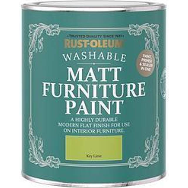 Rust-Oleum Matt Furniture Paint - KEY LIME - 750ml - Green