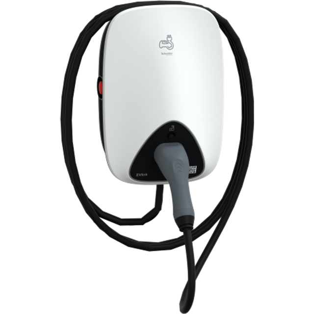 Schneider Electric - Wallbox 11KW EVlink Home,T2 Kabel, Ladesäule Elektroauto zum sicheren Laden im Heimbereich, EVH4S11NC