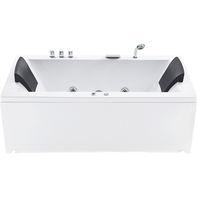 Right Hand Hot Tub Bath with LED 1830 x 900 mm White VARADERO