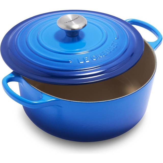 Le Creuset Le Creuset rund gryta 5,3 l Azure blue - Blå