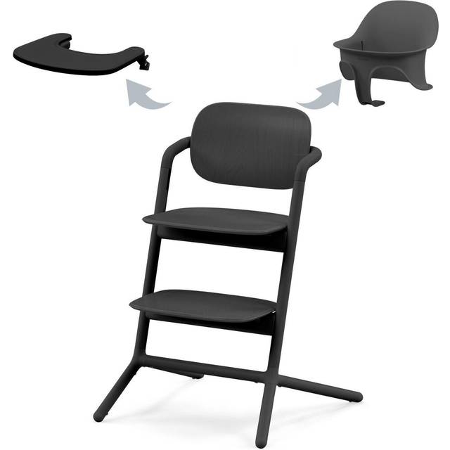 Cybex Lemo 3 in 1 Highchair Set - Stunning Black