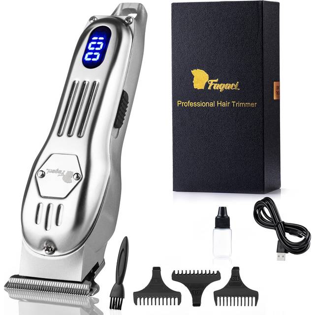 Fagaci Mens Professional Hair Trimmer Powerful Battery Sharp Blades HighSpeed Motor Cold Steel for Comfortable Cuts