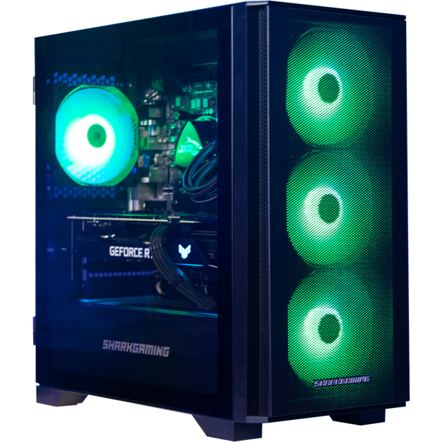 SharkGaming Maelstrom - Gaming PC, I7-12700, RTX 3060Ti, 1TB NVMe, 32GB, Windows 11 Home