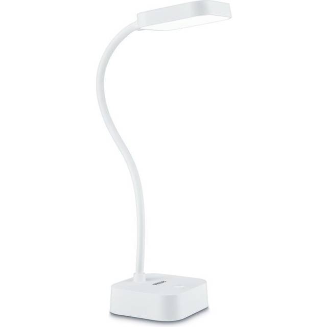 Philips Rock Funktionel LED Bordlampe i hvid plastik - DSK211 PT 5W 50K W USB 02