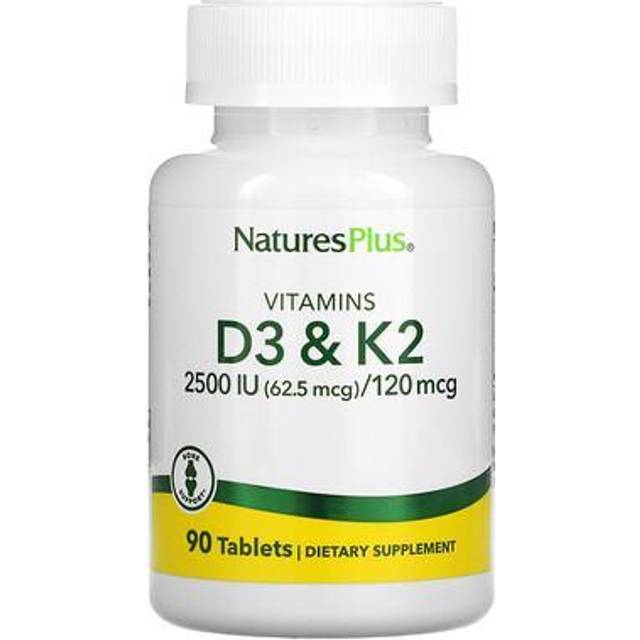 NaturesPlus  Vitamin D3 and Vitamin K Complex  90 Tablets