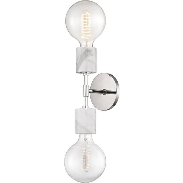 Hudson Valley Lighting - Asime 2 Light Wall Sconce Polished Nickel