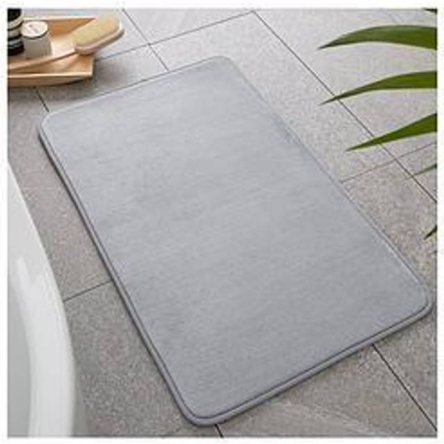 Anti-Bacterial Memory Foam Bath Mat - Navy (50cm W)