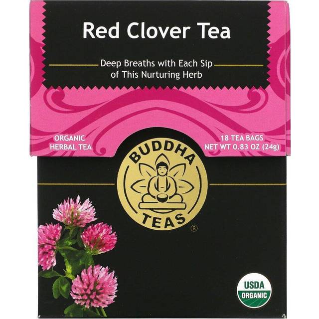 Buddha Teas Organic Red Clover Tea 18 Tea Bags