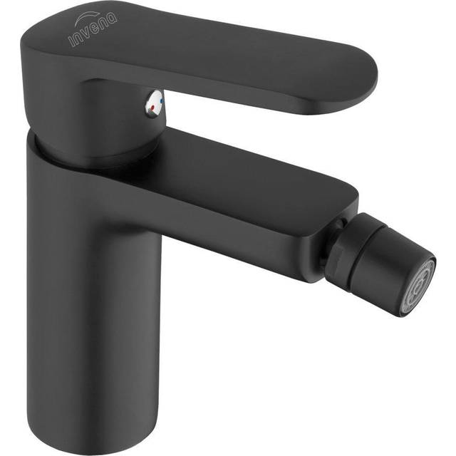 Invena - Bathroom Bidet Mixer Tap Black Single Lever Monobloc