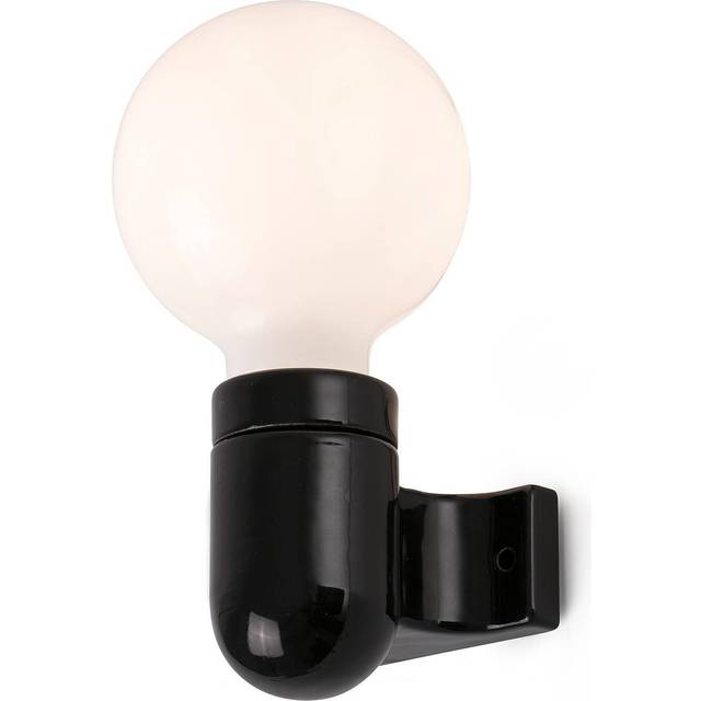 Faro Barcelona - Faro Sera - Globe Wall Lamp Black 1 Light E27