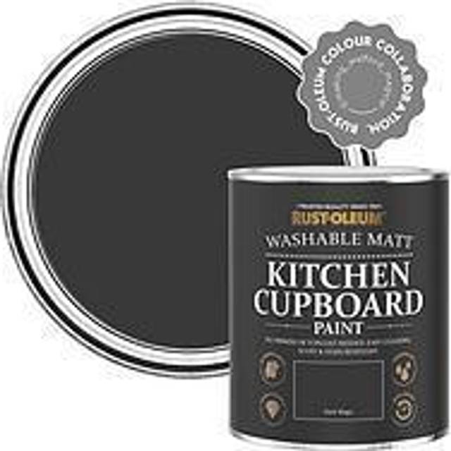 Rust-Oleum Kitchen Cupboard Paint In Dark Magic &Ndash; 750 Ml Tin - Black