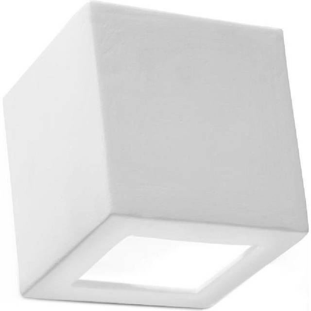 Ceramic wall lamp Sollux Lighting Leo - Blanc - One size