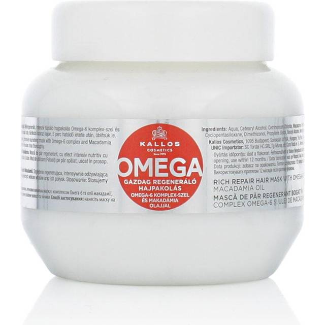 Kallos Omega Rich Repair Hair Mask With Omega-6 Complex Oil 275ml