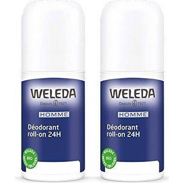 Weleda Roll-on 24H herr deodorant set med 2 x 50 ml