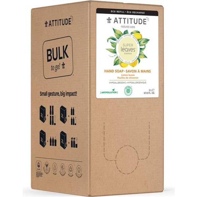 Attitude Super Leaves Lemon Håndsæbe Refil 2000 ml