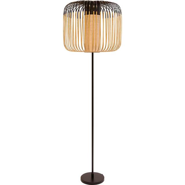 Forestier - Bamboo Floor Lamp Black