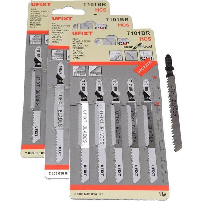 Jigsaw Blades T101BR For Cutting Laminates Veneers hcs Fits Dewalt