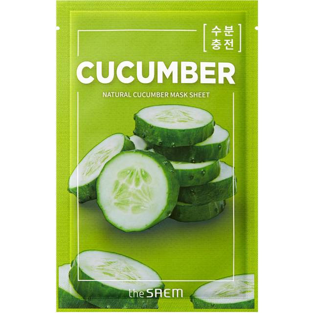The Saem - Natural Mask Sheet - Cucumber - 1pc
