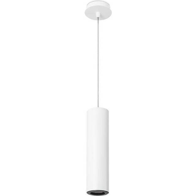 Leds-C4 Pipe - 1 Light Slim Ceiling Pendant White, Black 6.8cm, GU10