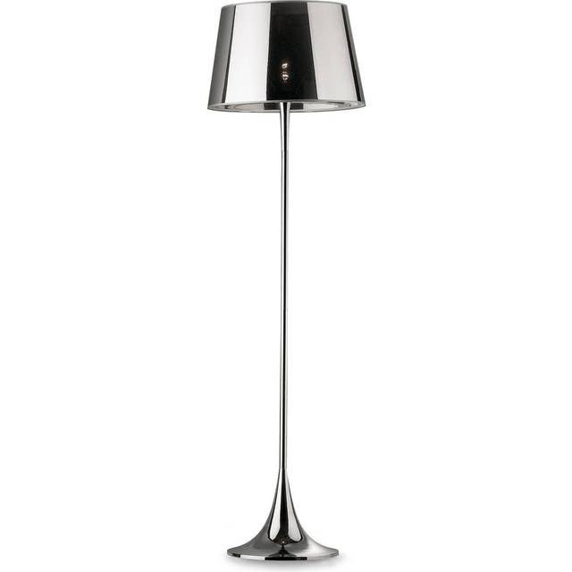 Ideal Lux - London Cromo - 1 Light Floor Lamp Chrome, E27