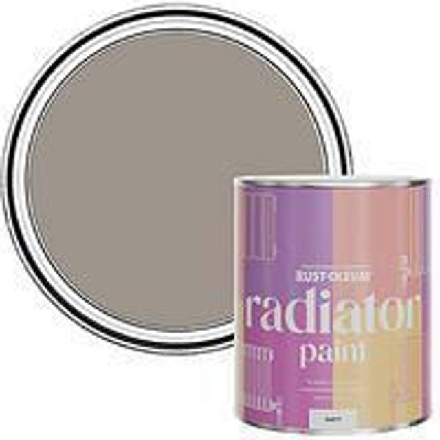 Rust-Oleum Whipped Truffle Matt Radiator Paint 750Ml - One Size