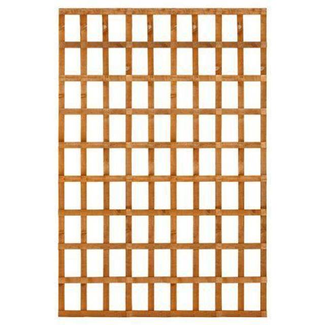 Forest Garden Square Lattice Trellis - 1830 x 1830mm - Autumn Gold
