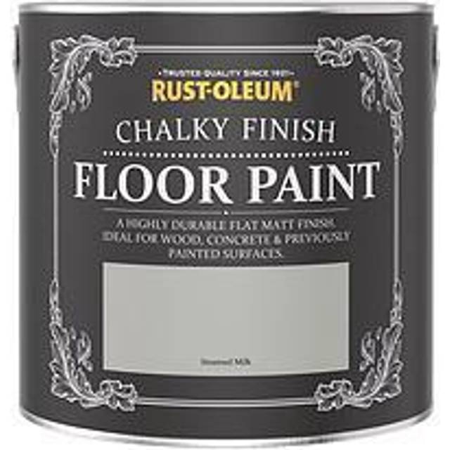 Chalky Floor Paint Steamed Milk - White