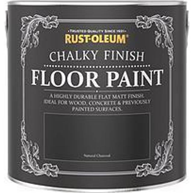 Chalky Floor Paint - Natural Charcoal - Black
