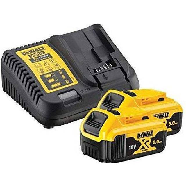 DEWALT DCB184/DCB1104 2x5Ah 18v Charger & battery pack