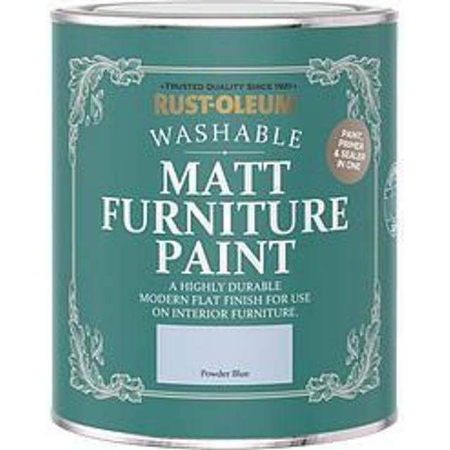 Rust-Oleum Matt Furniture Paint - POWDER BLUE - 750ml - Blue