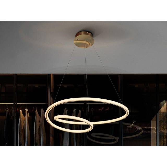 Schuller 138611 Tube LED Pendant Light Gold