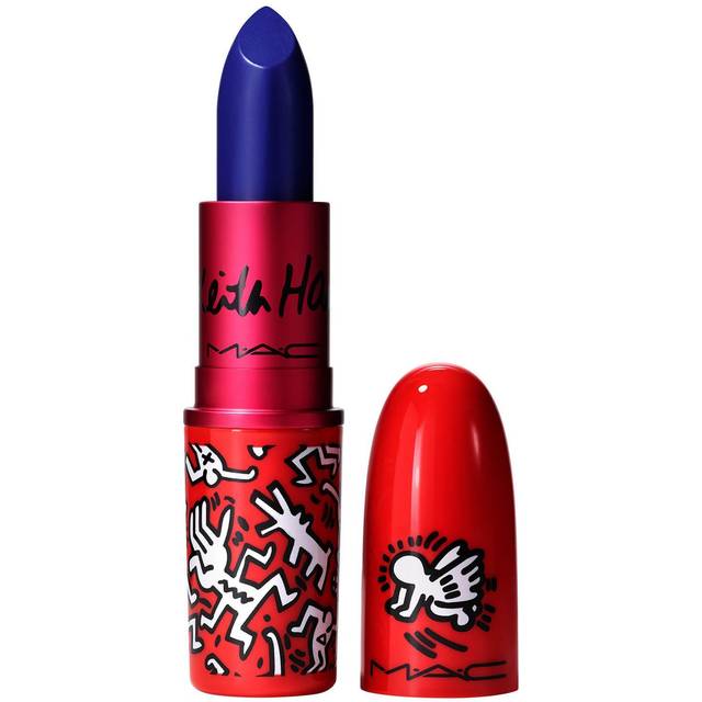 MAC Viva Glam X Keith Haring Longwear Cream Lipstick Canal Blue 3g