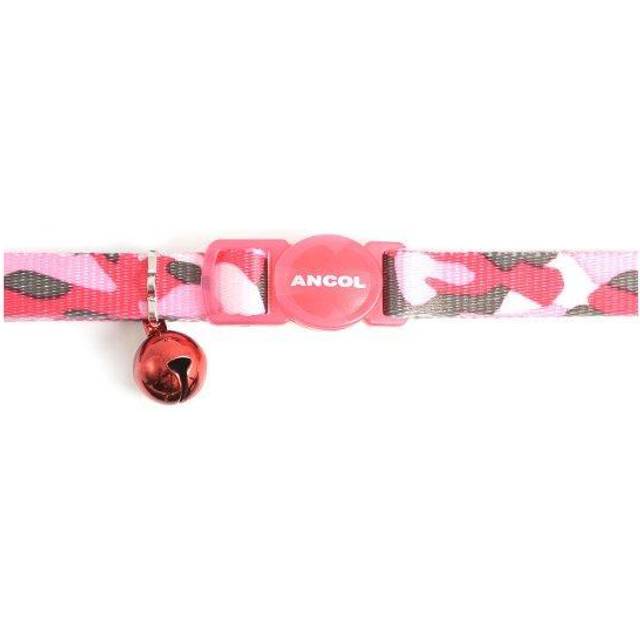 Ancol Cat Collar Camouflage Pink