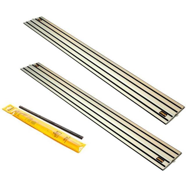 2x Dewalt DWS5022 1.5m Guide Rail for DWS520 Plunge Saws + Carry Bag + Connector