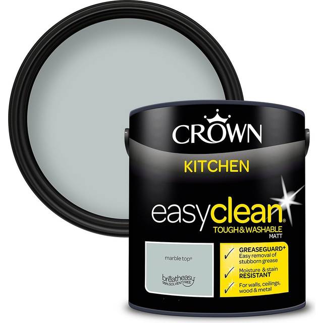 Crown Easyclean Kitchen Matt Emulsion, 2.5L, Marble Top