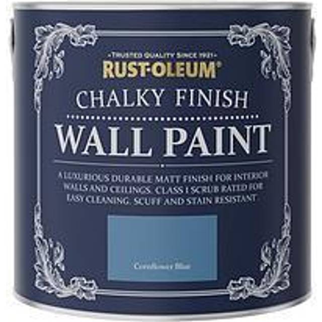 Rust-Oleum Chalky Finish Wall Paint In Cornflower Blue &Ndash; 2.5-Litre Tin