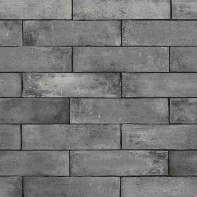 D-c-fix grey tile brick 3d effect wallpaper bathroom kitchen vinyl