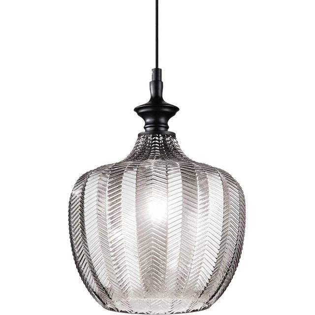 Ideal Lux Decorative Glass Dome Pendants Smoke, E27